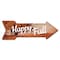 Signmission Happy Fall Arrow Decal Funny Home Decor 24in Wide D-A-8-999830 - alternate 1
